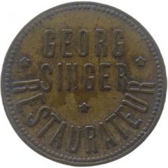 Beer Token - Worms George Singer Restaurateur