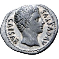 Denarius - Augustus IOV TON, Jupiter
