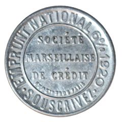 10 Centimes - Société Marseillaise de Crédit
