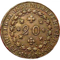 20 Réis - Pedro I