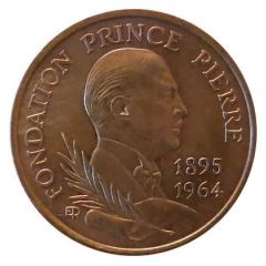 10 Francs - Rainier III Prince Pierre Foundation