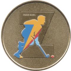 Jeton touristique - Monnaie de Paris - Paris 2024 - Médaillon Z - Hockey sur gazon