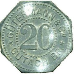 20 Pfennig - Gutach Gütermann and Co