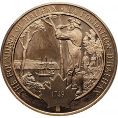 Medal - Medallic History of Canada Founding of Halifax