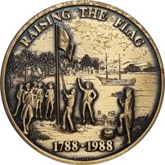 Medal - Raising the Flag Bicentenary 1788 - 1988