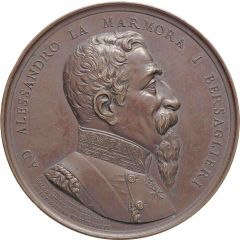 Medal - Alessandro La Marmora 50th anniversary of the Bersaglieri Corps