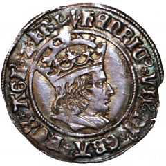 1 Groat - Henry VII profile bust, Regular issue