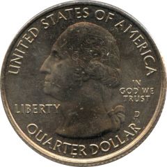 1/4 Dollar `Washington Quarter` Glacier National Park, Montana