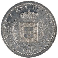 100 Reis - Carlos I Pattern