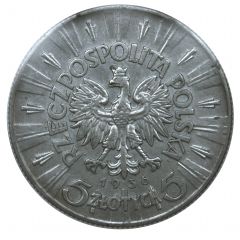 5 Zlotys Józef Piłsudski