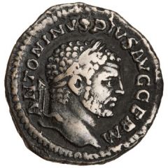 Denarius - Caracalla P M TR P XX COS IIII P P, Jupiter