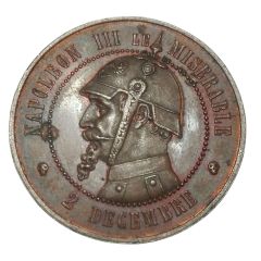 Médaille satirique - Napolé, 2 Décembre cuivre