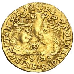 1 Ducat - Ferdinandus II and Elisabet I two stripes