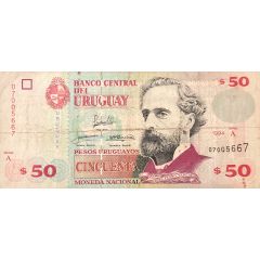 50 Pesos Uruguayos