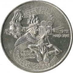 Mardi Gras Token - Krewe of Amor Silver Screams, Greatest Lovers