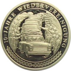 Medal - 10th Anniversary of Reunification Trabbis