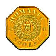 500 Lei History of Gold - Treasure of Pietroasa - big gold clip