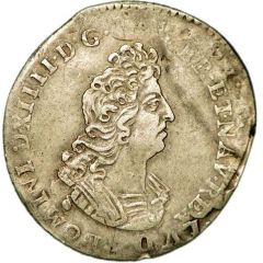 1⁄12 Ecu with 8 Ls - Louis XIV 2nd type
