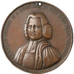 Medal - Victoria Charles Wesley, bronze, 48.5mm