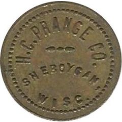 1 Cent - H.C. Prange Co. Sheboygan, Wisconsin