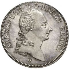 1 Thaler - Christian Frederick Charles Alexander