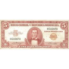 5 Pesos Oro