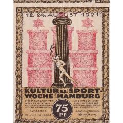 75 Pfennig Kultur und Sportwoche Hamburg