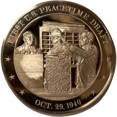 Medal - History of the United States First U.S. Peacetime Draft