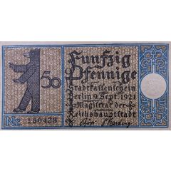 50 Pfennig Districts Series - Issue 13: Tempelhof