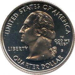 1/4 Dollar `Washington Quarter` Vermont