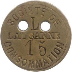 Consumer society Lausanne, brass