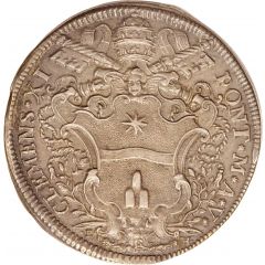 1/2 Piastra - Clement XI CIVITAS VRBINI