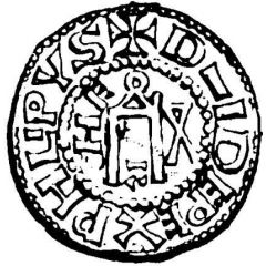 Denier - Philippe Ier Orléans, 3e type
