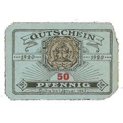50 Pfennig Sparkasse