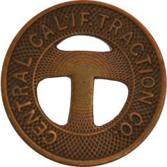 1 Fare - Central California Traction Company, Sacramento, CA.