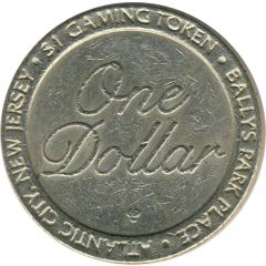 1 Dollar Gaming Token - Bally`s Park Place Atlantic City, New Jersey