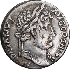 Denarius - Hadrian Replica RESTITVTORI GALLIAE, Gallia