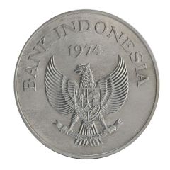 2000 Rupiah Javan Tiger, .500 silver
