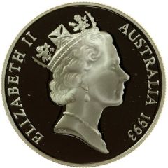 10 Dollars - Elizabeth II 3rd Portrait - Palm Cockatoo - Silver Proof