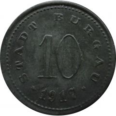 10 Pfennig - Burgau