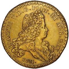 Dobra 24 Escudos - João V Lisboa mint