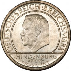 5 Reichsmark Weimar Constitution
