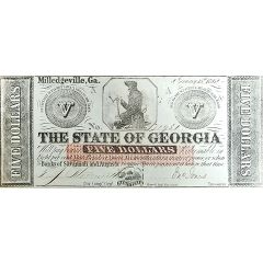 5 Dollars State of Georgia