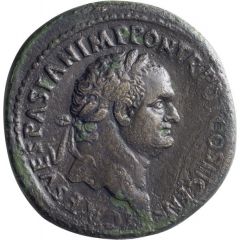 Sestertius - Titus PAX AVGVSTI S C, Pax