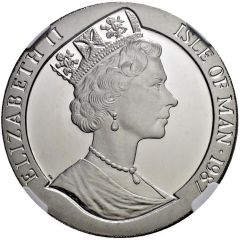 1 Crown - Elizabeth II George Steers, Palladium
