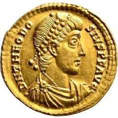 Solidus - Theodosius I VICTORIA AVGG, Treveri