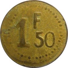 1,50 franc - uniface