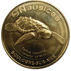 Monnaie de Paris Tourist Token - Boulogne-sur-Mer Nausicaä - Caretta caretta