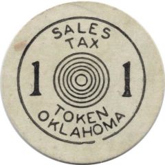 1 Mill - Sales Tax Token for Old Age Assistance Oklahoma