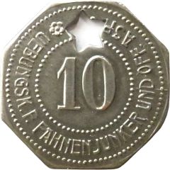 10 Pfennigs - Grafenwöhr Uebungsk. F. Fahnenjunker und Off. Asp.